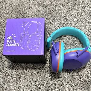 Kids Safety Earmuffs - Purple and Blue